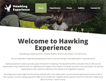 Tablet Screenshot of hawkingexperience.co.uk